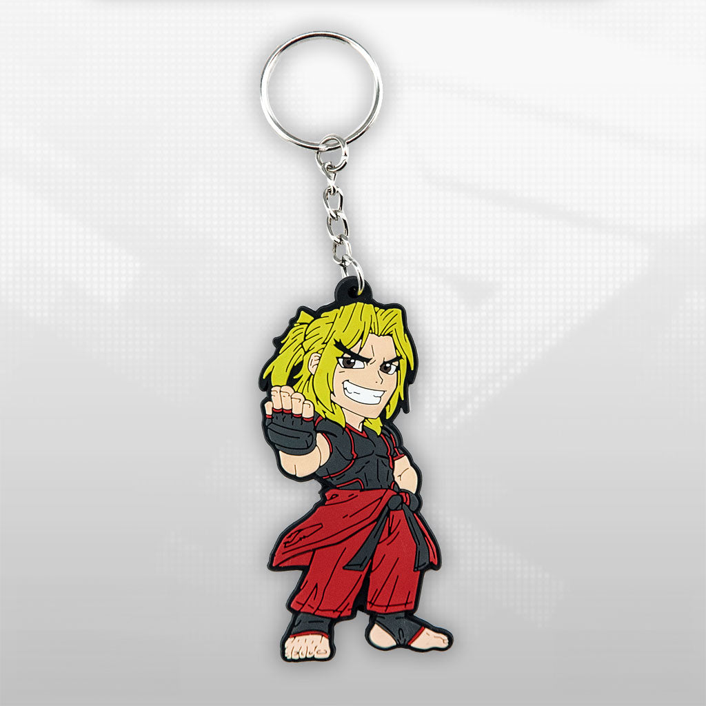 Street Fighter Keychain featuring Ken by Eighty Sixed