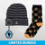 Sigil Socks, Pinstripe Beanie & Skull Heart Keychain Bundle