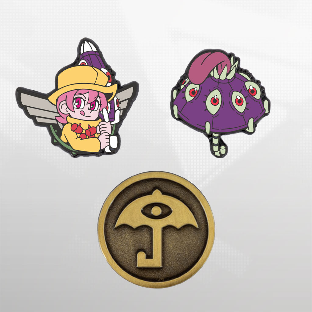 Skullgirls - Umbrella Pin Set