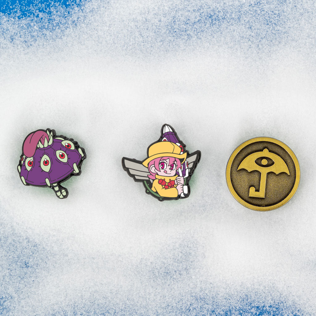 Skullgirls - Umbrella Pin Set