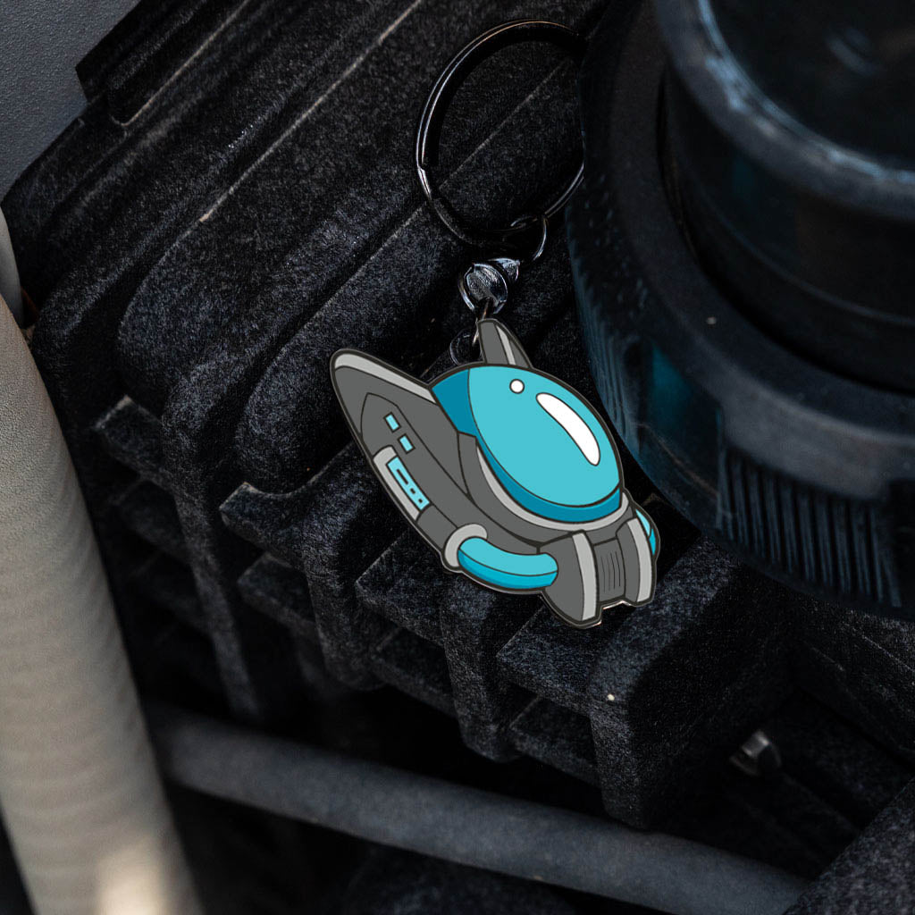 Vortex Helmet Keychain