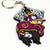 Closeup of the Killer Instinct Sadira Keychain